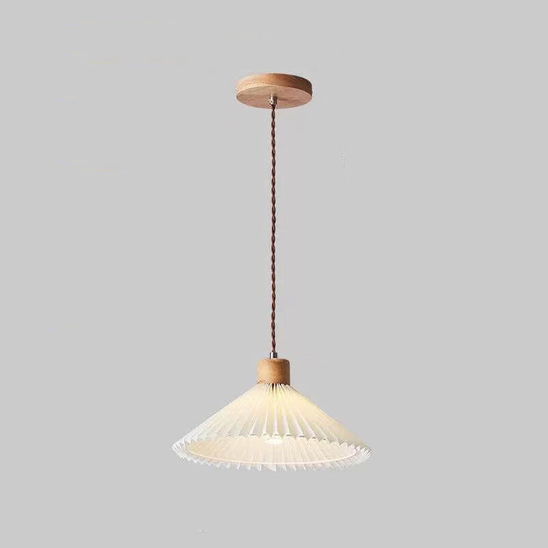 Pleated Minimalist Pendant Light