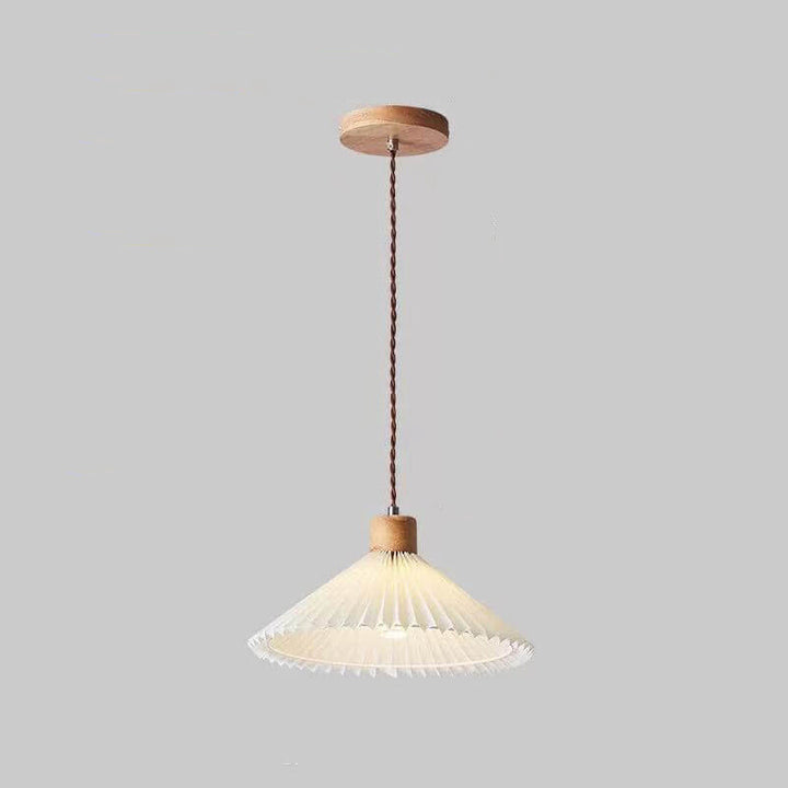 Pleated Minimalist Pendant Light