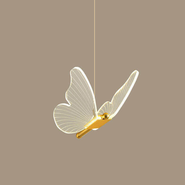 Minimalist Butterfly Acrylic LED Pendant Light