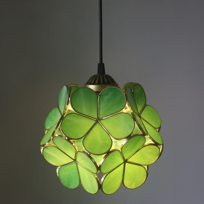 Vintage Glass Pendant Light