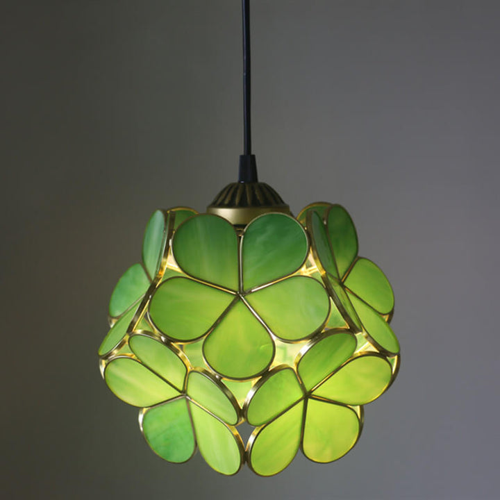 Vintage Glass Pendant Light