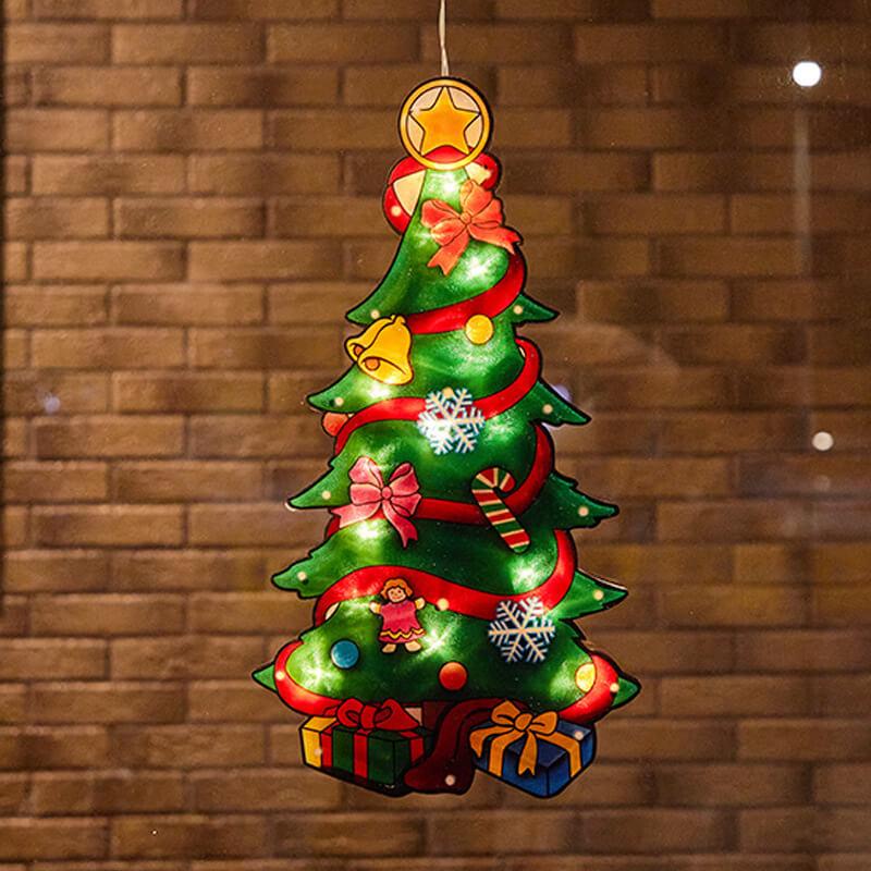 Christmas Window Suction Light Decor
