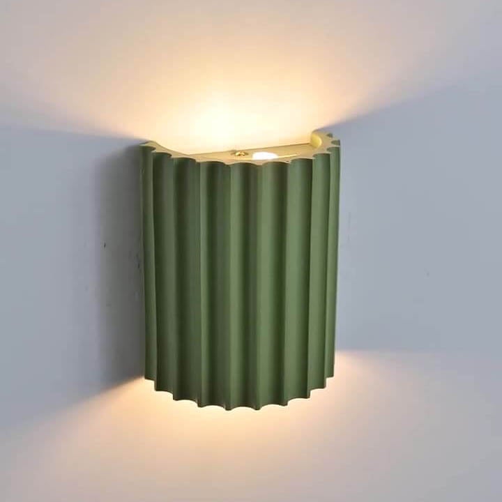 Cylinder Resin Wall Sconce