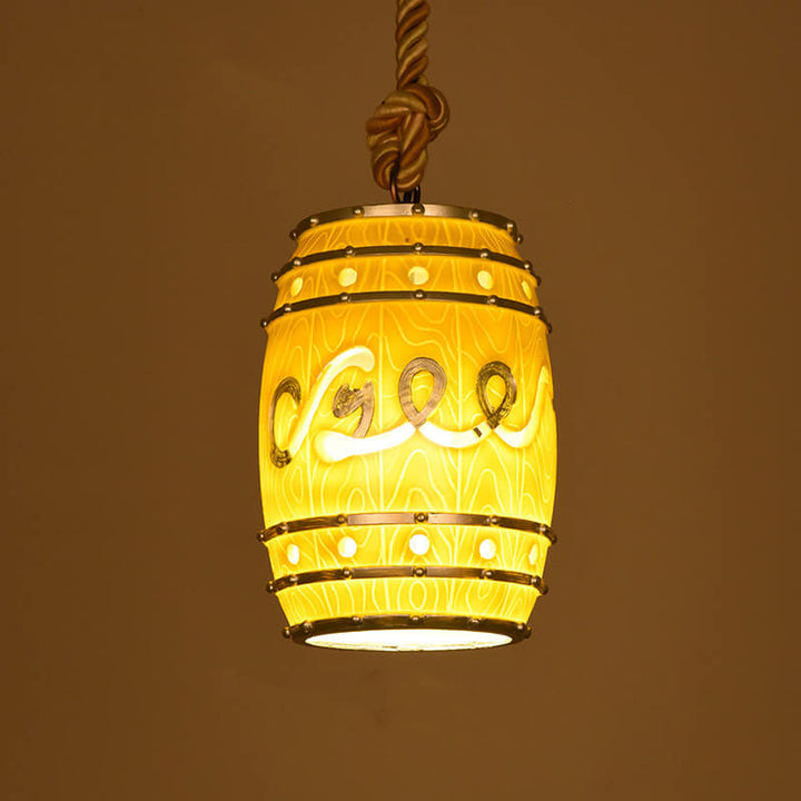 Vintage Resin Pendant Light