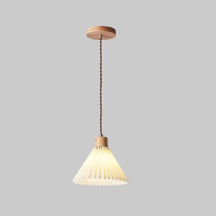 Pleated Minimalist Pendant Light