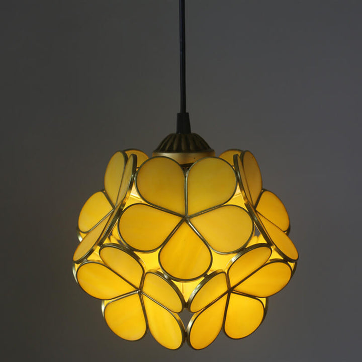 Vintage Glass Pendant Light