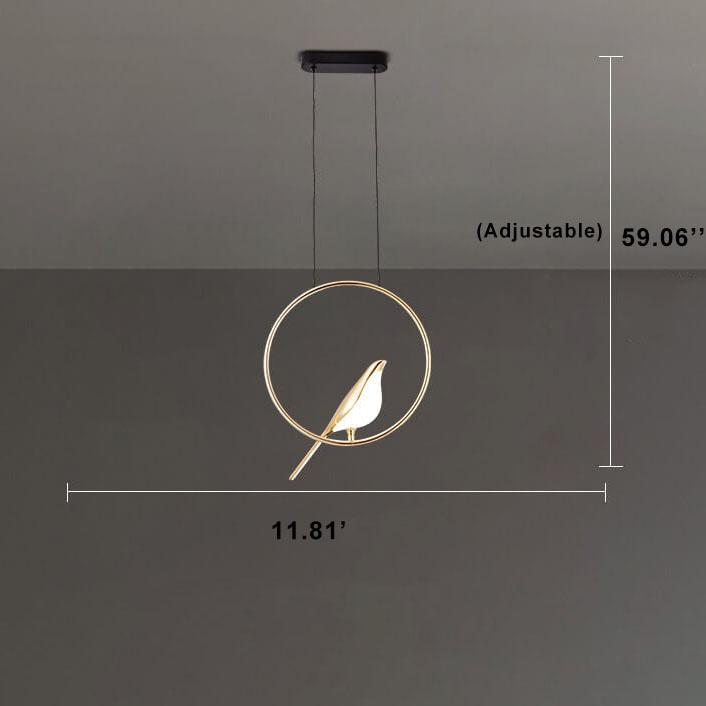 Nordic Acrylic 6-Light LED Chandelier