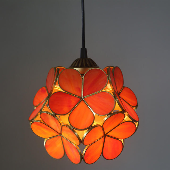 Vintage Glass Pendant Light