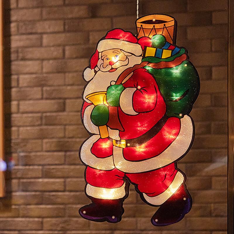 Christmas Window Suction Light Decor