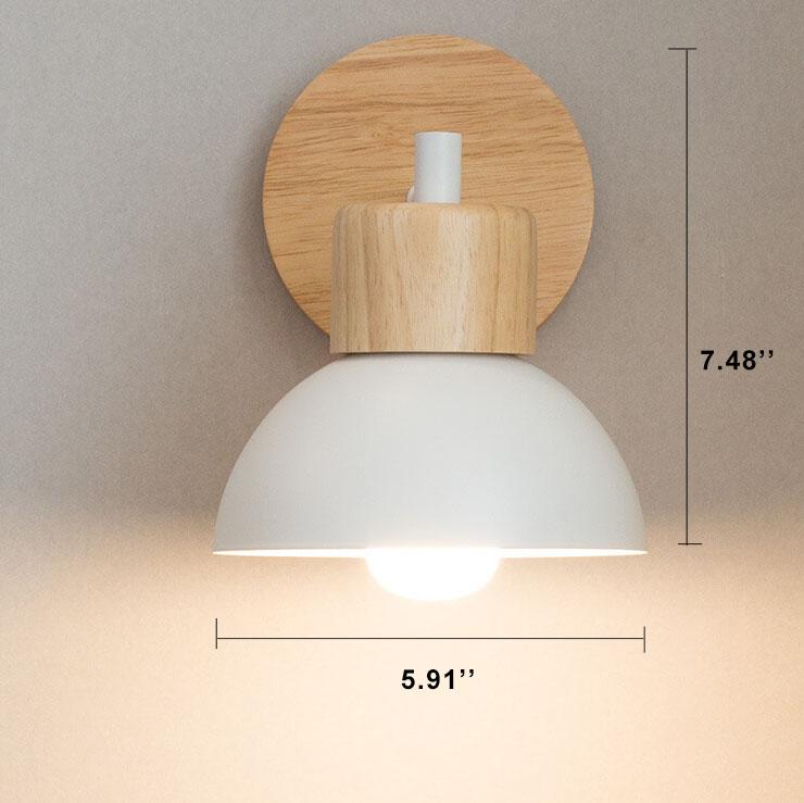 Nordic Wood Wall Sconce
