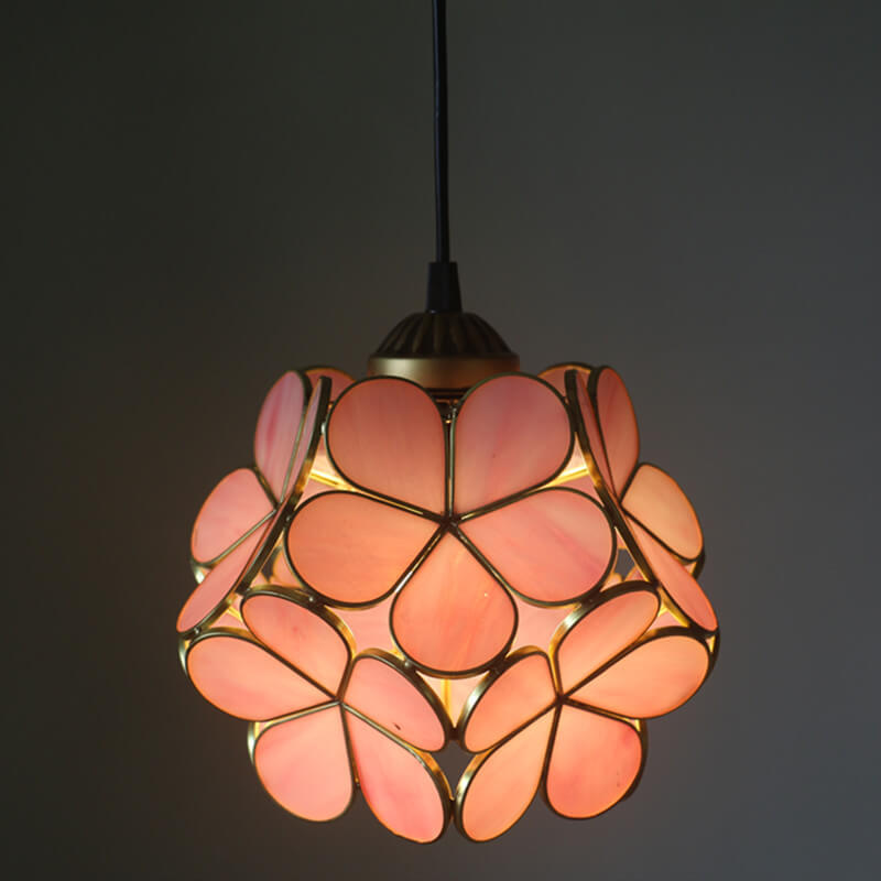 Vintage Glass Pendant Light