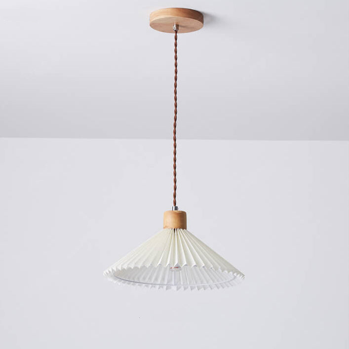 Pleated Minimalist Pendant Light