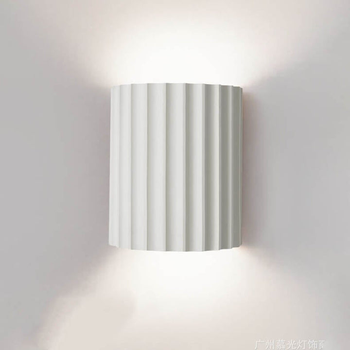 Cylinder Resin Wall Sconce