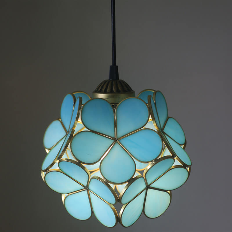 Vintage Glass Pendant Light