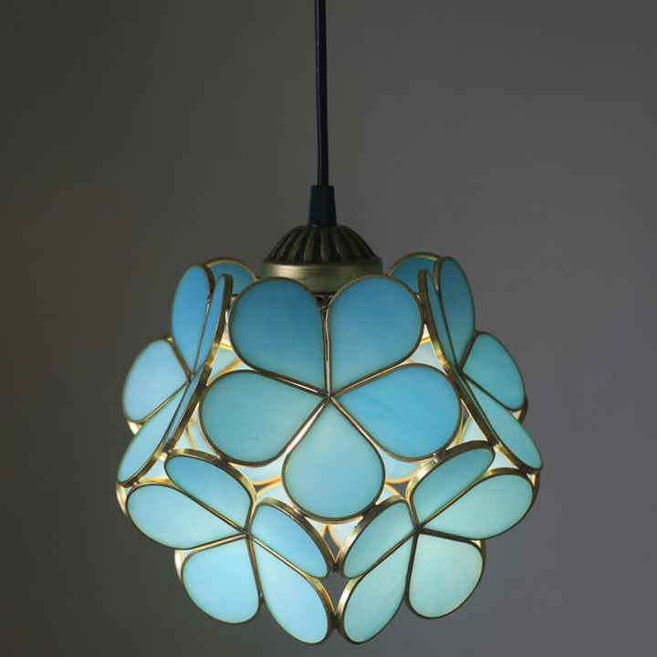 Vintage Glass Pendant Light