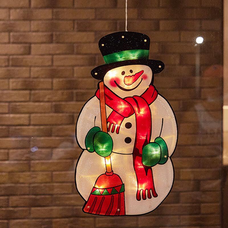 Christmas Window Suction Light Decor