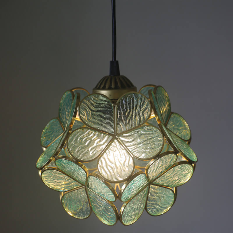 Vintage Glass Pendant Light