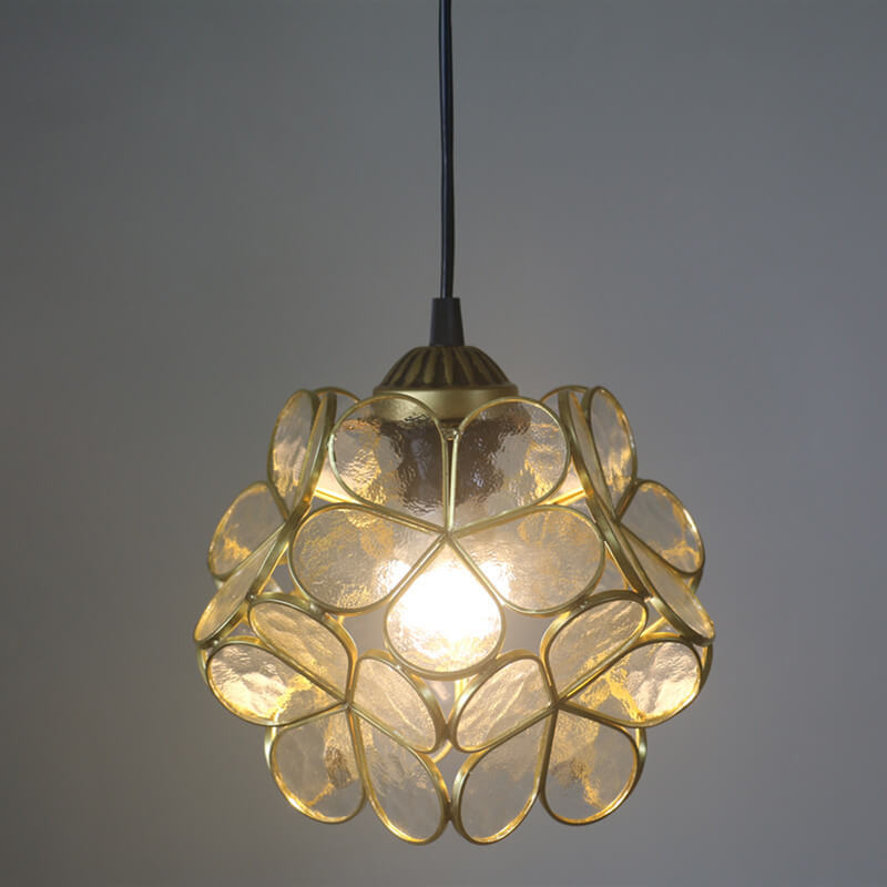 Vintage Glass Pendant Light