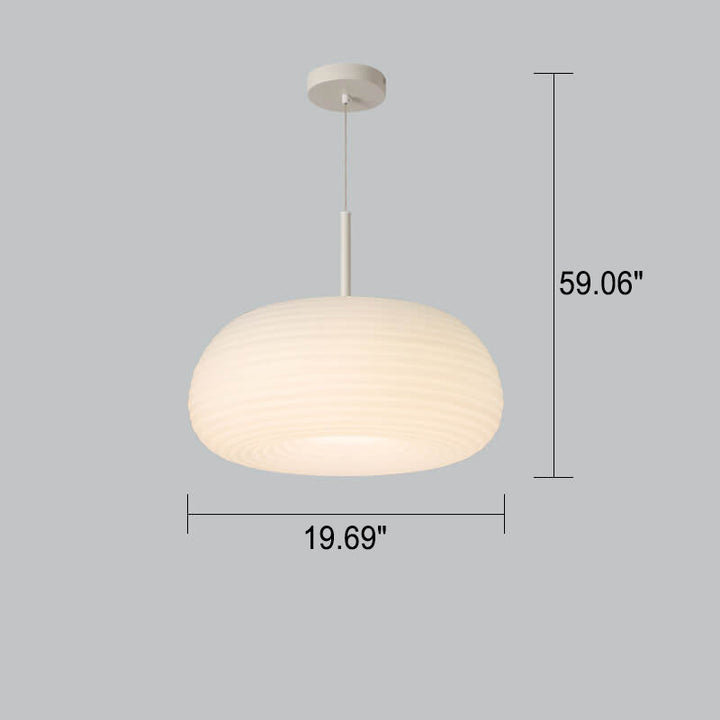 Minimalist Round Iron LED Pendant Light