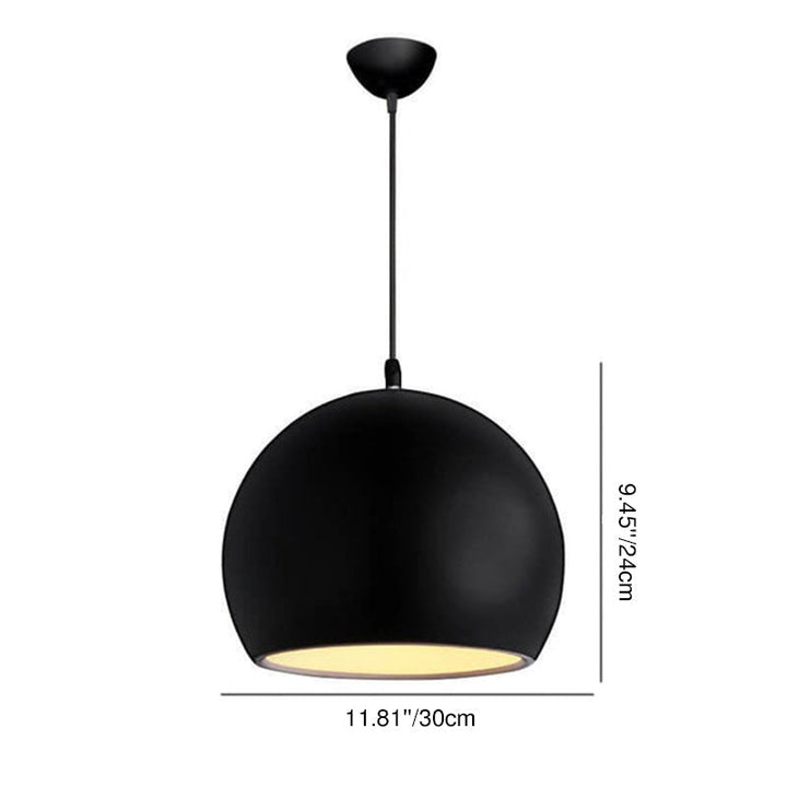 Modern Round Iron Pendant Light