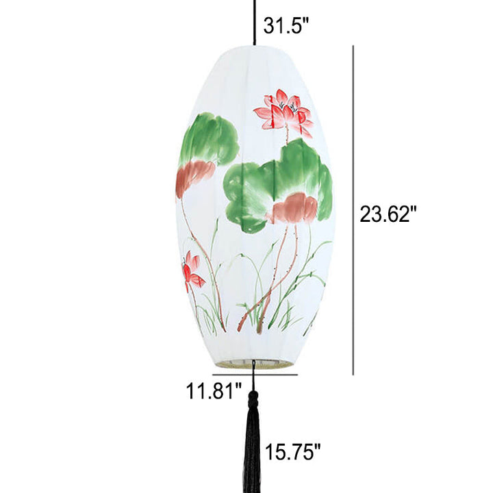 Lantern Fabric Pendant Light