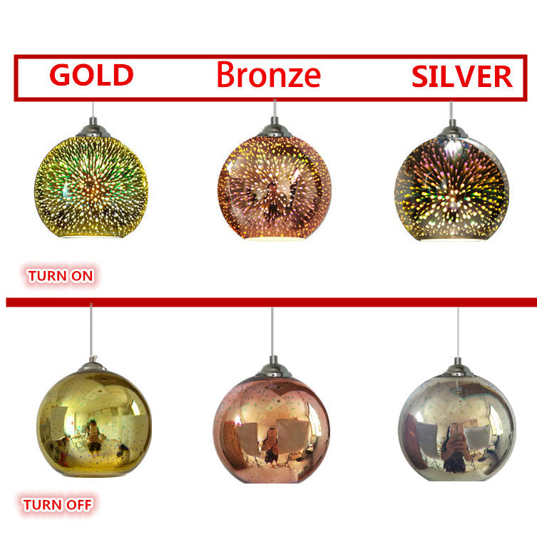 Modern Dome Glass Pendant Light