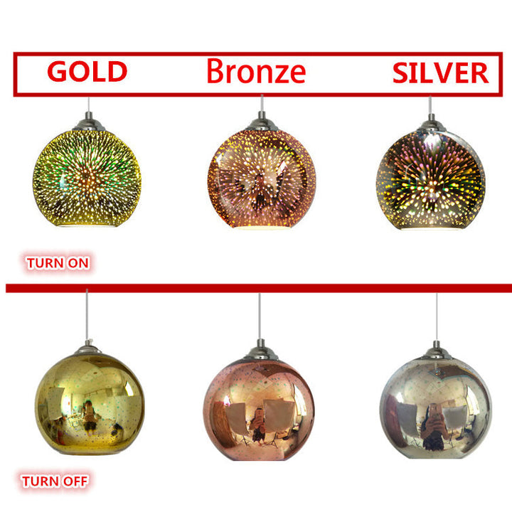 Modern Dome Glass Pendant Light
