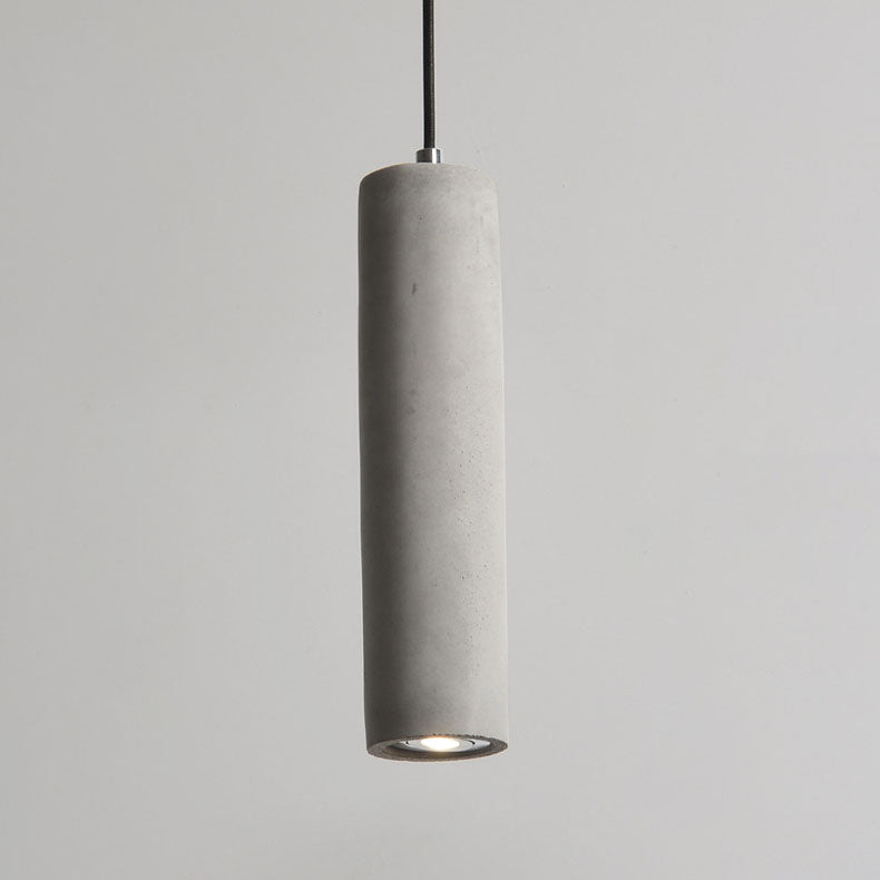 Contemporary Cylindrical Pendant Light