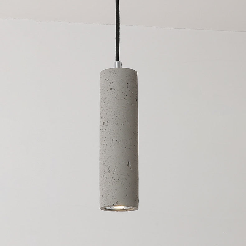Contemporary Cylindrical Pendant Light