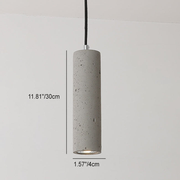Contemporary Cylindrical Pendant Light