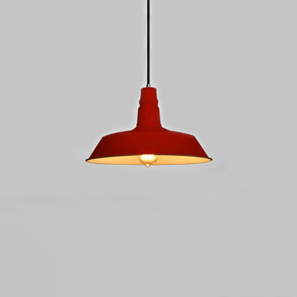 Contemporary Round Iron Pendant Light