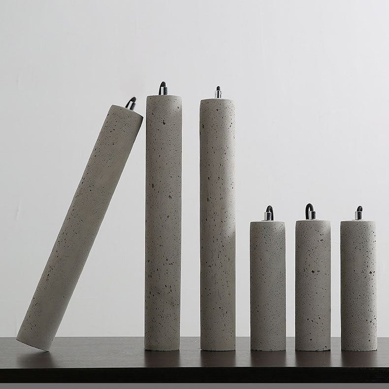 Contemporary Cylindrical Pendant Light