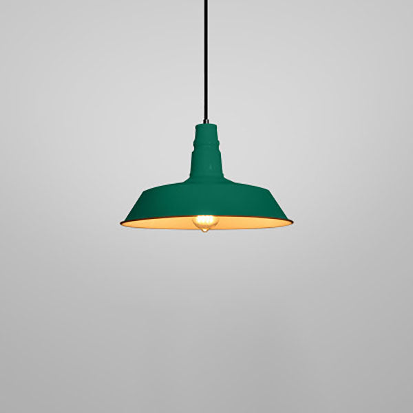 Contemporary Round Iron Pendant Light