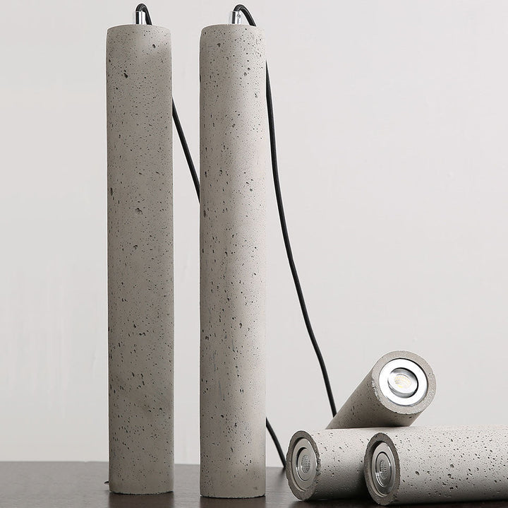 Contemporary Cylindrical Pendant Light