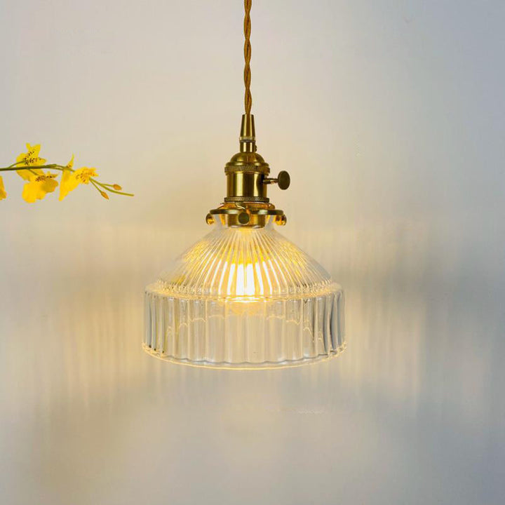 Nordic Dome Brass Pendant Light