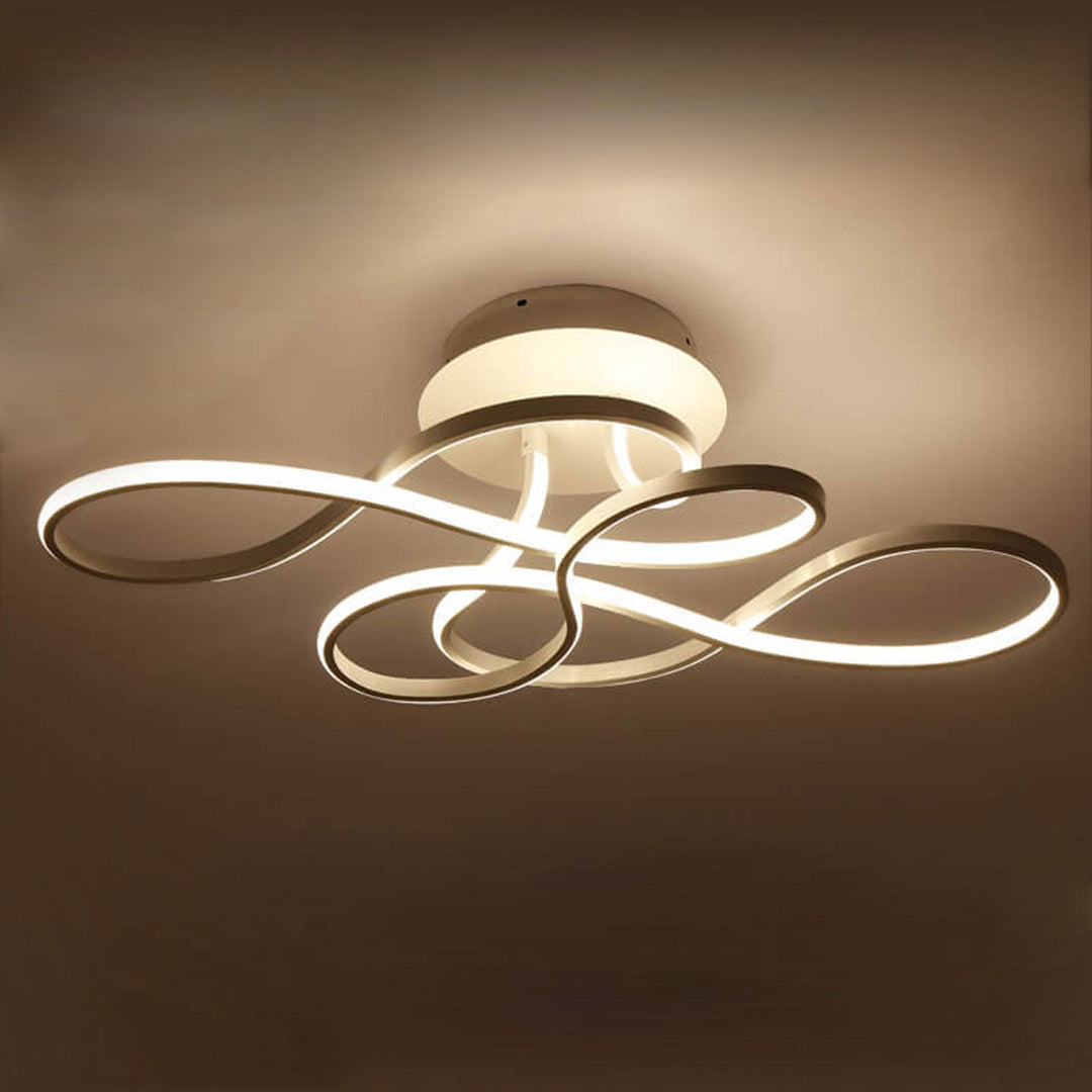 Acrylic Minimalist Aluminum LED Flush Mount Ceiling Light