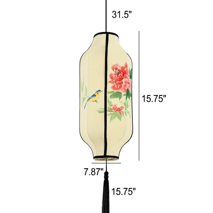 Lantern Fabric Pendant Light