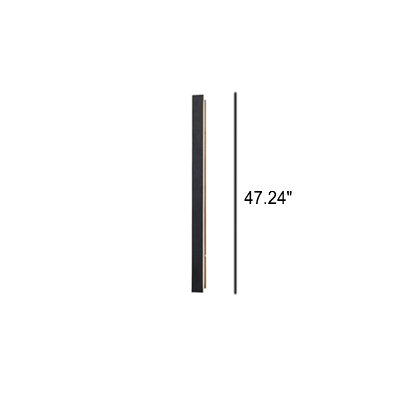 Retro Rectangular Waterproof LED Wall Sconce