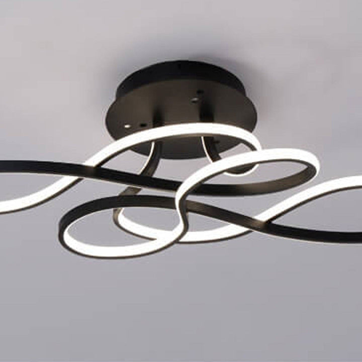 Acrylic Minimalist Aluminum LED Flush Mount Ceiling Light