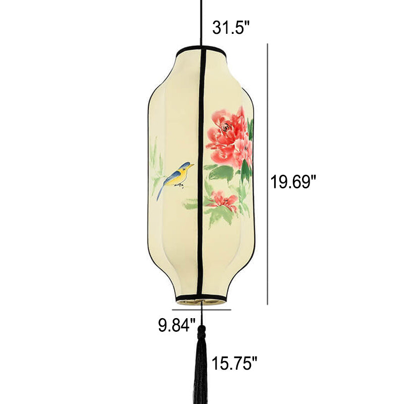 Lantern Fabric Pendant Light