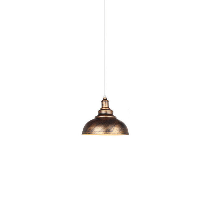 Industrial Contemporary Round Iron Pendant Light