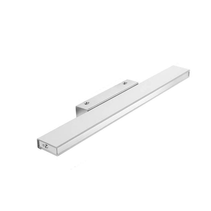 Minimalist Rectangular Stainless Steel LED Vanity Light