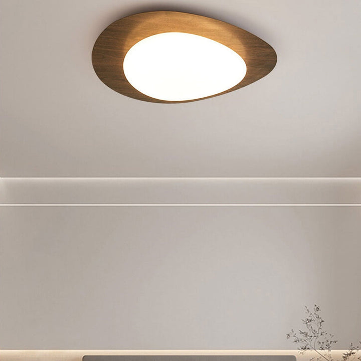 Nordic Wood LED Flush Mount Ceiling Light