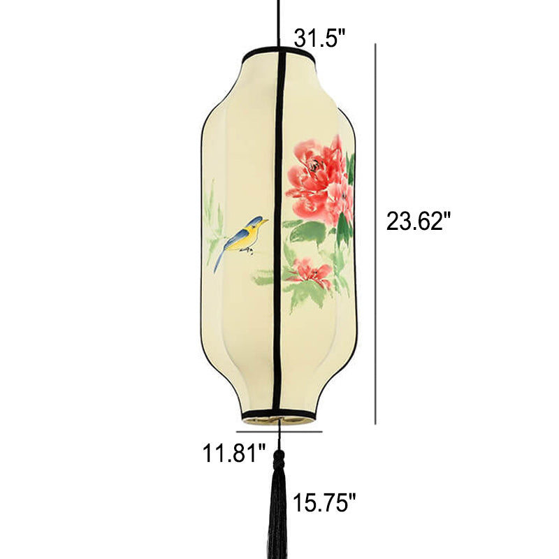 Lantern Fabric Pendant Light