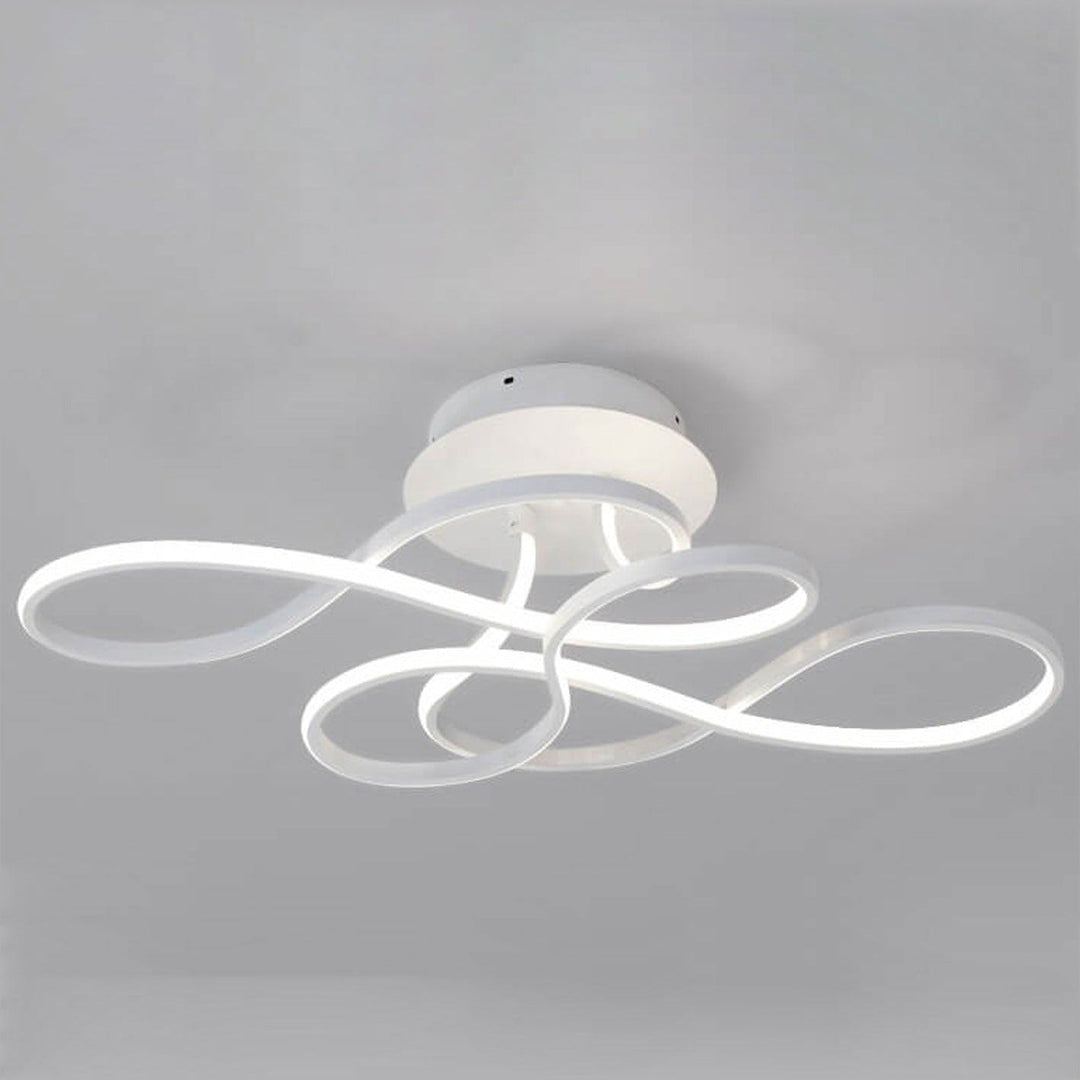 Acrylic Minimalist Aluminum LED Flush Mount Ceiling Light