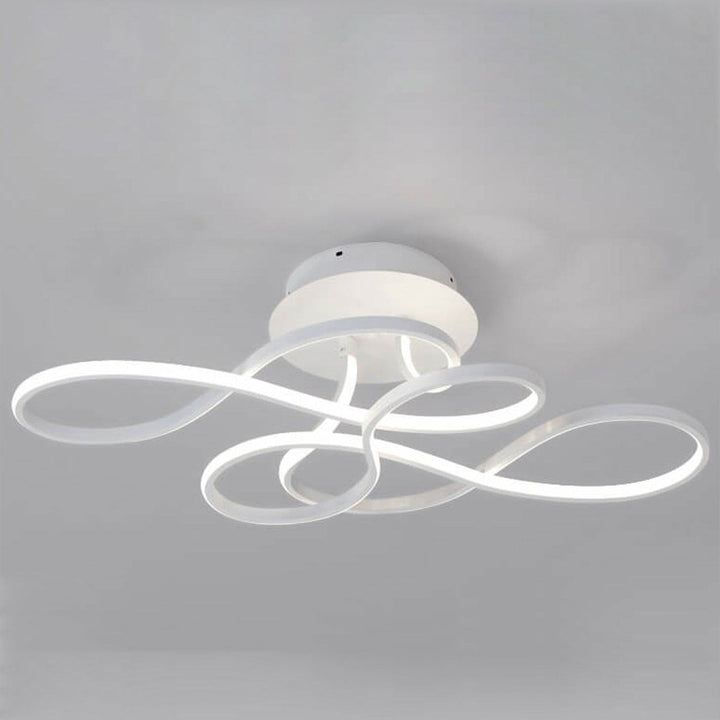 Acrylic Minimalist Aluminum LED Flush Mount Ceiling Light