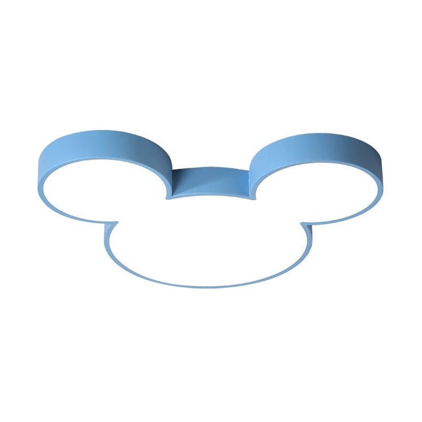 Contemporary Creative Mouse Cartoon Slim LED Flush Mount Ceiling Light For Living Room & Bedroom