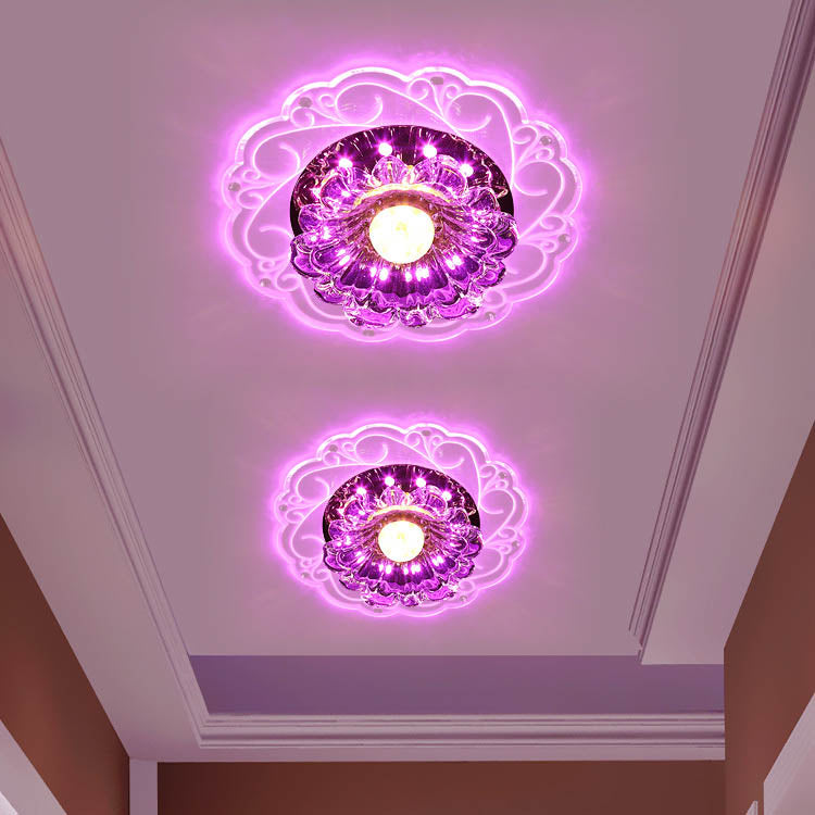 Modern Flower LED Flush Mount Ceiling Light