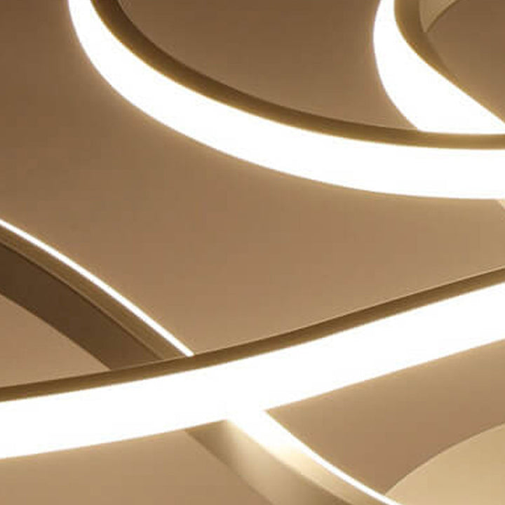 Acrylic Minimalist Aluminum LED Flush Mount Ceiling Light
