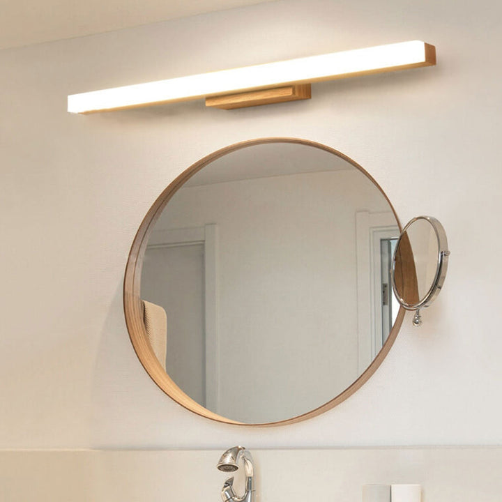 Minimalist Wooden LED Vanity Light